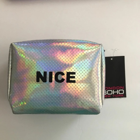 NWT Set of 2 Muticolored Rainbow Bags - Picture 5 of 10